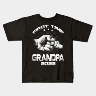 First time grandpa est  funny father's day pre Kids T-Shirt